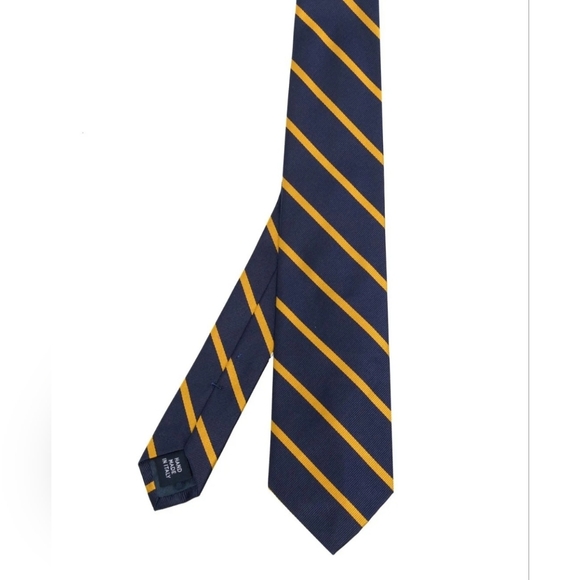 Polo by Ralph Lauren Blue and Gold Striped Tie